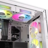 Corsair iCUE RX120 RGB Single, Ventilateur de boîtier Blanc, 4 broches PWM