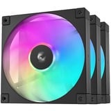 DeepCool FD14 ARGB ventilateurs de boîtier Noir, 3 pièces, 140 x 140 x 25 mm, PWM