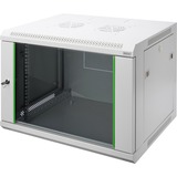 Digitus Armoire murale 483 mm, 12 UH, Armoire informatique Gris clair