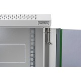 Digitus Armoire murale 483 mm, 12 UH, Armoire informatique Gris clair