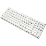Ducky One 3 RGB TKL White, clavier gaming Blanc/Argent, Layout BE, Cherry MX RGB Brown, LED RGB, TKL, ABS