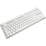 Ducky One 3 RGB TKL clavier gaming mécanique Blanc, Layout BE (AZERTY), Cherry MX RGB Brown, 80 % (TKL)