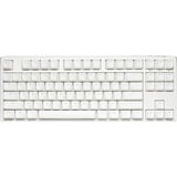 Ducky One 3 RGB TKL clavier gaming mécanique Blanc, Layout BE (AZERTY), Cherry MX RGB Brown, 80 % (TKL)