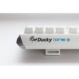 Ducky One 3 RGB TKL clavier gaming mécanique Blanc, Layout BE (AZERTY), Cherry MX RGB Brown, 80 % (TKL)