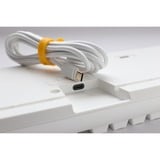 Ducky One 3 RGB TKL clavier gaming mécanique Blanc, Layout BE (AZERTY), Cherry MX RGB Brown, 80 % (TKL)