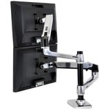 Ergotron LX Dual Stacking, Support de moniteur Argent