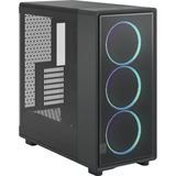 Fractal Design  boîtier midi tower Noir | 2x USB-A | 1x USB-C | RGB | Window