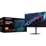 GIGABYTE MO32U QD-OLED 31.5" 4K UHD Moniteur gaming  Noir, 2x HDMI, DisplayPort, 2x USB-A, USB-B, USB-C, 165 Hz