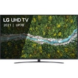 LG 75UP78006LB 75" Ultra HD, Téléviseur LED Noir, 2x HDMI, 1x USB, Optique, CI+, Bluetooth, LAN, WLAN, HDR