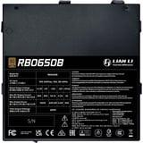 Lian Li RB alimentation 650 watt Noir, 1x 12V-2x6, 1x PCIe