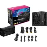 MSI MPG A1250GS PCIE5, 1250 Watt alimentation  Noir, 2x 12VHPWR, 1x PCIe, Gestion des câbles