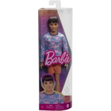 Mattel Barbie Fashionistas - Poupée Ken avec chemise des motifs colorés et des cœurs, des fleurs à la mode 