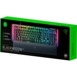 Razer BlackWidow V4 RGB clavier gaming mécanique Noir, Layout US (QWERTY), Razer certified Mechanical Green Switches, 100%