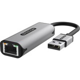 Sitecom USB-A > Ethernet 1 Gigabit, Adaptateur Gris, 0,15 mètres