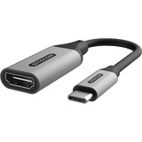 Sitecom USB-C > HDMI 1.4, Adaptateur Gris, 0,15 mètres