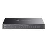 TP-Link Omada ES210GMP Easy Managed Switch Gigabit 10 ports Noir, 8x PoE+, 1x Gigabit SFP
