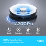 TP-Link Tapo RV30, Robot aspirateur Blanc/Noir