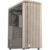 ASUS ProArt PA401 Wood Edition - Tempered Glass boîtier midi tower Beige/bois | 2x USB-A | 1x USB-C | Window
