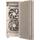 ASUS ProArt PA401 Wood Edition - Tempered Glass boîtier midi tower Beige/bois | 2x USB-A | 1x USB-C | Window