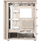 ASUS ProArt PA401 Wood Edition - Tempered Glass boîtier midi tower Beige/bois | 2x USB-A | 1x USB-C | Window