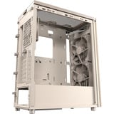 ASUS ProArt PA401 Wood Edition - Tempered Glass boîtier midi tower Beige/bois | 2x USB-A | 1x USB-C | Window