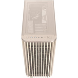 ASUS  boîtier midi tower Beige/bois | 2x USB-A | 1x USB-C | Window