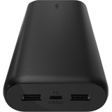 Belkin BoostCharge 20.000 mAh - 20 W, Batterie portable Noir