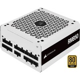 Corsair RM850 White (2021), 850 Watt, Alimentation Blanc, 4x PCIe, Full kabel-management