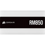 Corsair RM850 White (2021) alimentation  Blanc, 4x PCIe, Full kabel-management