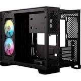 Corsair iCUE LINK 2500X RGB boîtier mini tower Noir | 2x USB-A | 1x USB-C | RGB | Verre Trempé