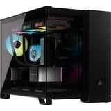 Corsair iCUE LINK 2500X RGB boîtier mini tower Noir | 2x USB-A | 1x USB-C | RGB | Verre Trempé