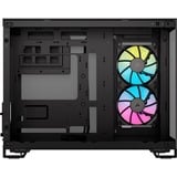 Corsair iCUE LINK 2500X RGB boîtier mini tower Noir | 2x USB-A | 1x USB-C | RGB | Verre Trempé