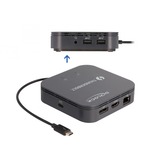 DeLOCK Mini station d’accueil 8K Thunderbolt 3, Station d'accueil Noir