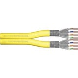 Digitus Câble d'installation professionnel Cat.7a S/FTP duplex Jaune, 500 mètres