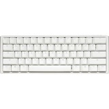 Ducky One 3 Mini White RGB clavier gaming mécanique Blanc, Layout BE (AZERTY), Cherry MX Red Silent, 60 %, LED RGB, 60%, ABS