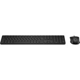 HP 495C set de bureau sans fil Noir, Layout BE (AZERTY), BE (AZERTY), 4000 dpi, sans fil, Bluetooth