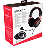 HyperX Cloud Alpha Pro casque gaming over-ear Noir/Rouge, Pc, PlayStation 4, Xbox One