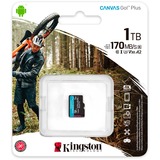 Kingston Canvas Go! Plus 1 To microSDXC, Carte mémoire Noir, Class 10, UHS-I U3, V30, A2