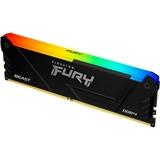 Kingston FURY 64 Go DDR4-2666 Quad-Kit, Mémoire vive Noir, KF426C16BB12AK4/64, Beast RGB, XMP