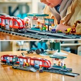 LEGO City - Le tramway et la station du centre-ville, Jouets de construction 60423