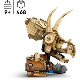 LEGO Jurassic World - Fossiles de dinosaures: Crâne de tricératops, Jouets de construction 76969