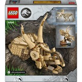 LEGO Jurassic World - Fossiles de dinosaures: Crâne de tricératops, Jouets de construction 76969