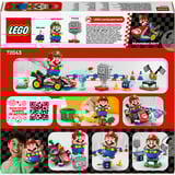 LEGO Super Mario - Mario Kart - LEGO Mario interactif et kart standard, Jouets de construction 72043