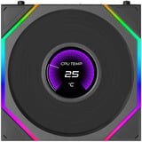 Lian Li UNI FAN TL LCD FLEX ventilateurs de boîtier RGB  Noir, 3 pièces, 124 x 120 x 28 mm, PWM