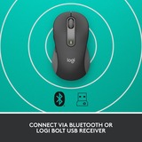 Logitech Signature M650, Souris Graphite, Taille M