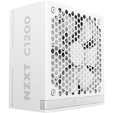 NZXT C1200 Gold ATX 3.1, 1200 Watt alimentation  Blanc, 1x connecteur de carte graphique à 16 broches, 6x PCIe, gestion des câbles