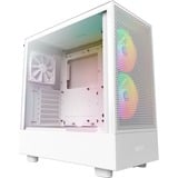 NZXT H5 Flow RGB boîtier midi tower Blanc (mat) | 1x USB-A | 1x USB-C | RGB | Window
