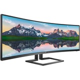 Philips 498P9/00 écran plat de PC 124 cm (48.8") 5120 x 1440 pixels LCD Noir, Moniteur LED Noir, 124 cm (48.8"), 5120 x 1440 pixels, LCD, 5 ms, Noir