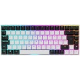 Sharkoon SKILLER SGK50 S3 RGB clavier gaming mécanique Blanc, Layout BE (AZERTY), Gateron Yellow, 75%, Hot-swappable