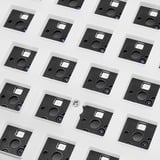 Sharkoon SKILLER SGK50 S3 RGB clavier gaming mécanique Blanc, Layout BE (AZERTY), Gateron Yellow, 75%, Hot-swappable